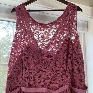 Rose gown. David’s Bridal. Size 24.